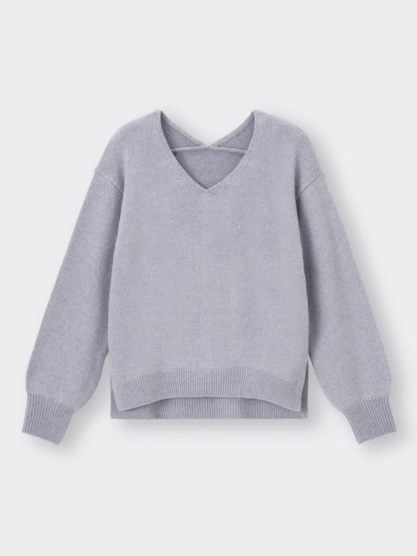 ラメVネックセーター(長袖)Z