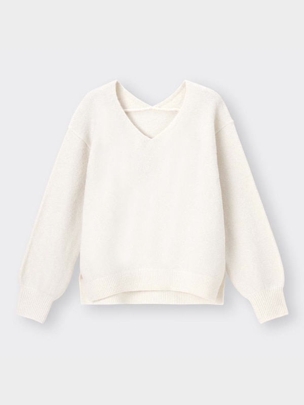 ラメVネックセーター(長袖)Z