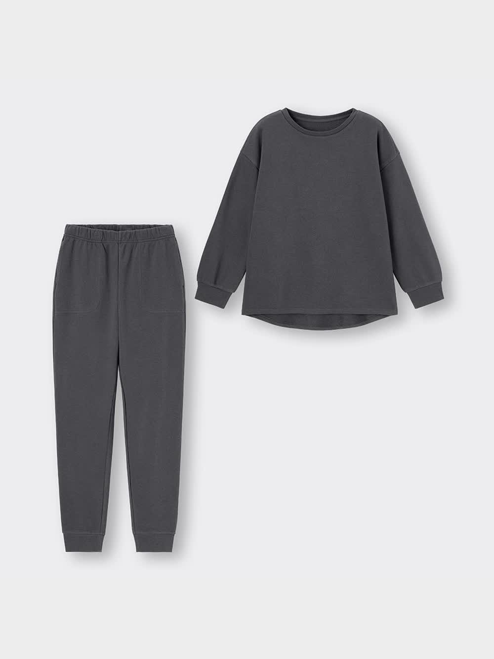 GU公式 | ソフトスウェットセット(長袖&ロングパンツ)