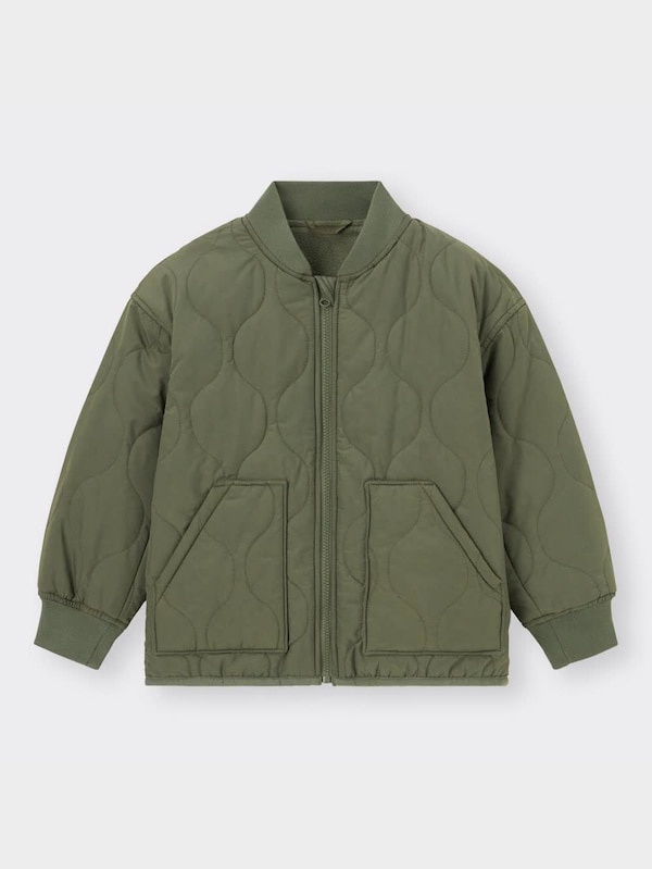 KIDS(男女兼用)ヒートパデッドキルティングブルゾン+E