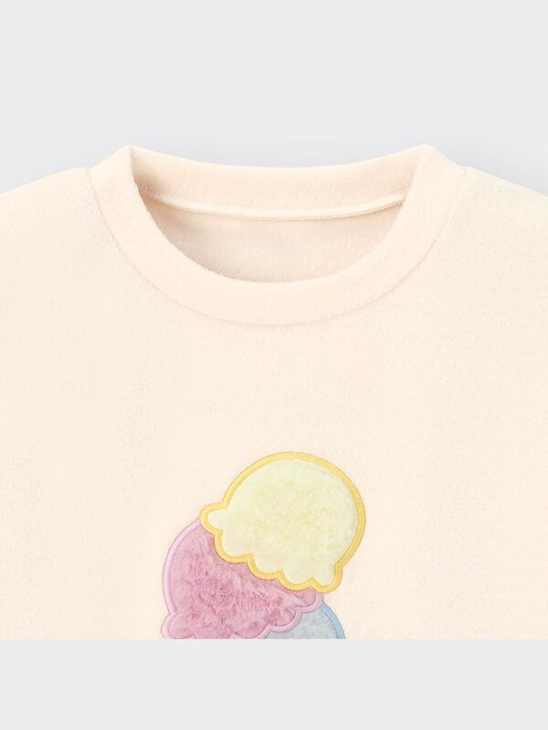 GIRLSフリースラウンジセット(長袖&ロングパンツ)(アイス)