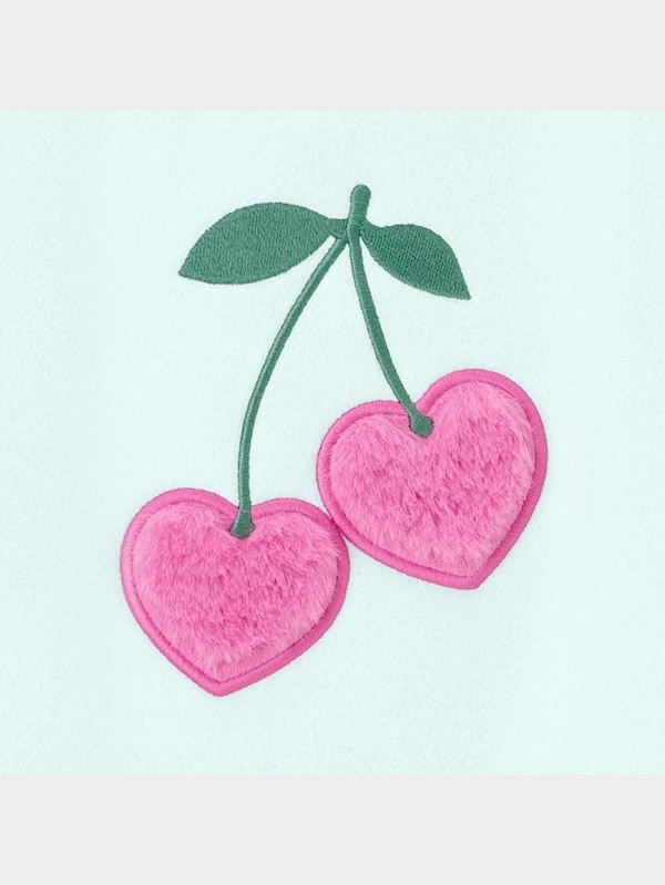 GIRLSフリースラウンジセット(長袖&ロングパンツ)(チェリー)