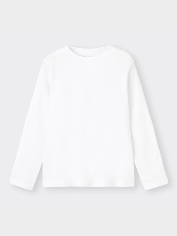 KIDS(男女兼用)ソフトコットンクルーネックT(長袖)+X