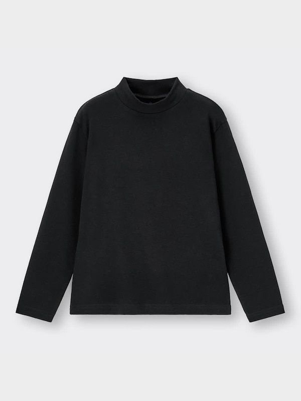 KIDS(男女兼用)ソフトコットンハイネックT(長袖)+X