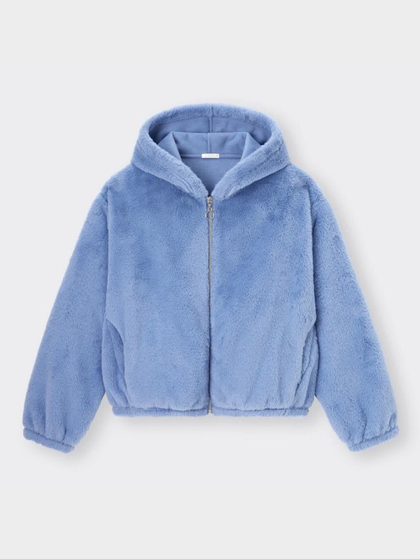 フェイクファーフーディブルゾン(長袖)YT+E