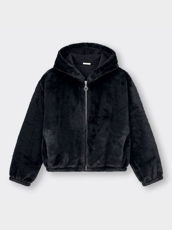 フェイクファーフーディブルゾン(長袖)YT+E