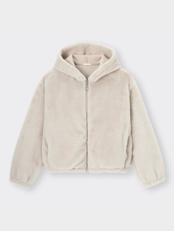 フェイクファーフーディブルゾン(長袖)YT+E