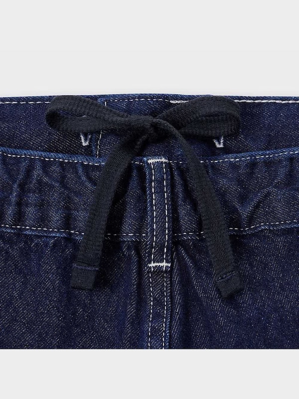 デニムカーブタックパンツ(丈標準67.0～71.0cm)