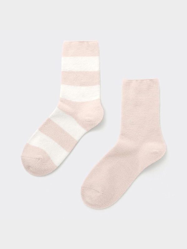 ルームソックス2P(ボーダー)