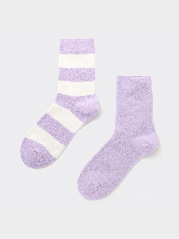 ルームソックス2P(ボーダー)