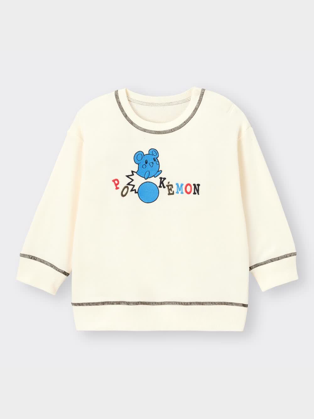 GUポケモン イーブイ柄 トレーナー 80cm GU公式 | BABY(TODDLER)グラフィックスウェット(長袖) Pokemon 2(キッズ)