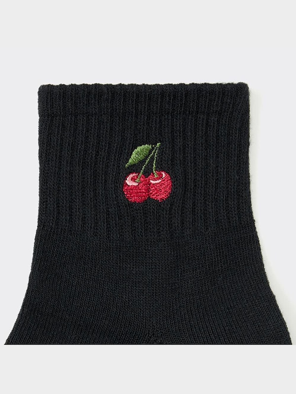 アンクルソックス(刺繍)