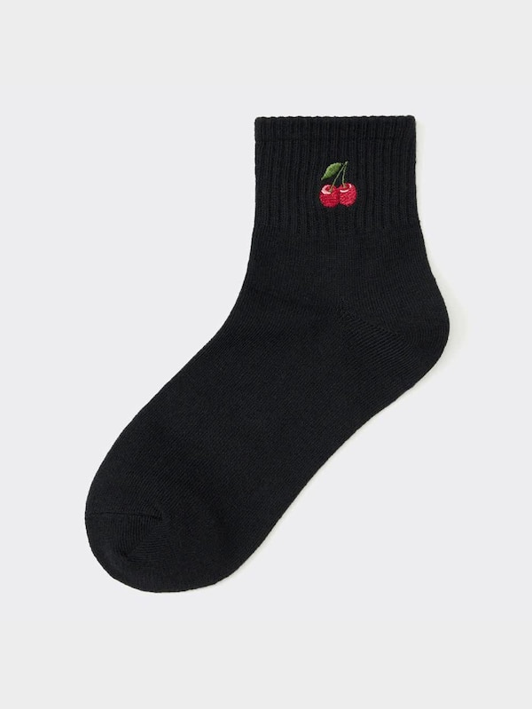 アンクルソックス(刺繍)