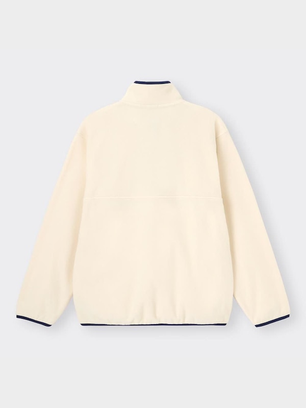 マイクロフリーススナップビッグプルオーバー(長袖)