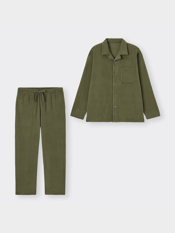 フリースパジャマ(長袖&ロングパンツ)+E