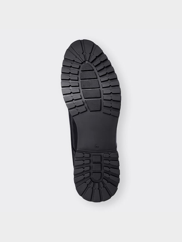 リアルレザーフロントジップブーツ+X