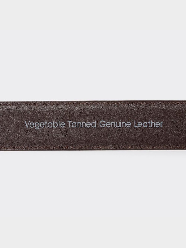 ベジタブルタンドレザーサイドステッチベルト(アジャスタブル)