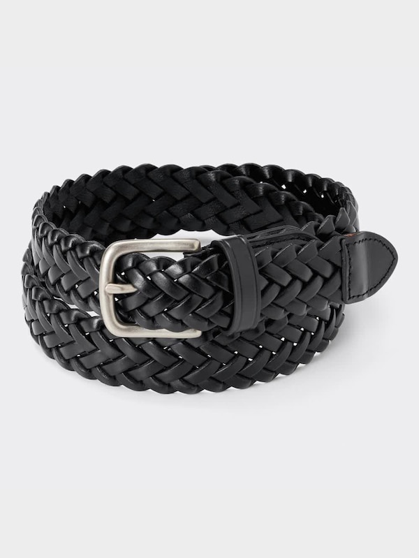 ボンデッドレザーメッシュベルト