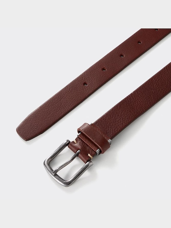 ベジタブルタンドレザーヴィンテージナローベルト(アジャスタブル)