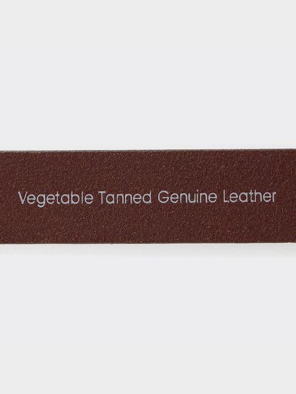 ベジタブルタンドレザーヴィンテージナローベルト(アジャスタブル)