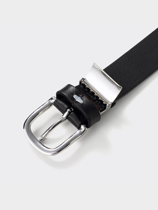 ベジタブルタンドレザーノーステッチベルト(アジャスタブル)