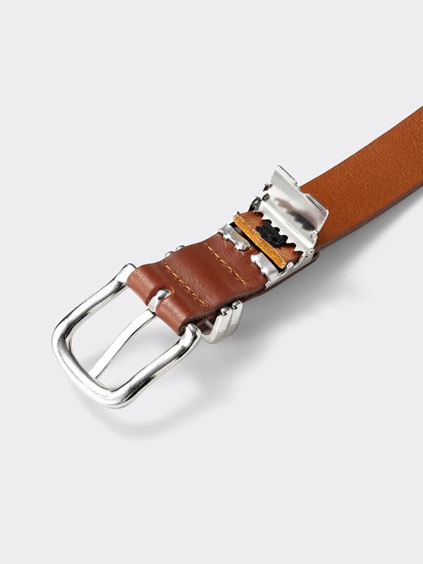 ベジタブルタンドレザーナローベルト(アジャスタブル)