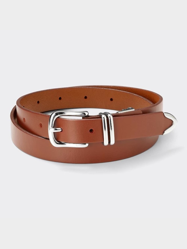 ベジタブルタンドレザーナローベルト(アジャスタブル)