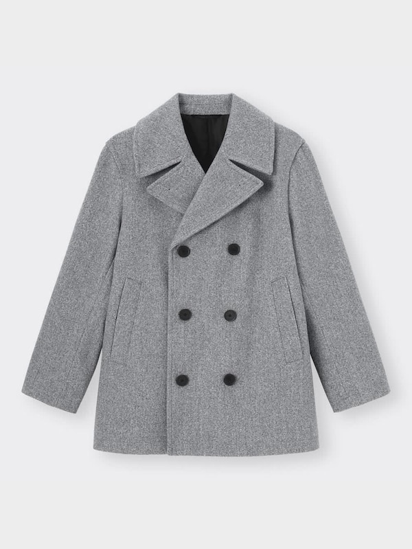 ニットメルトンピーコート+X