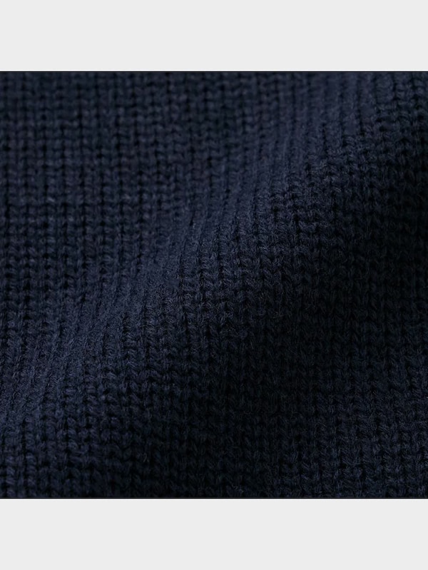 ローゲージガンジーセーター(長袖)NT+E