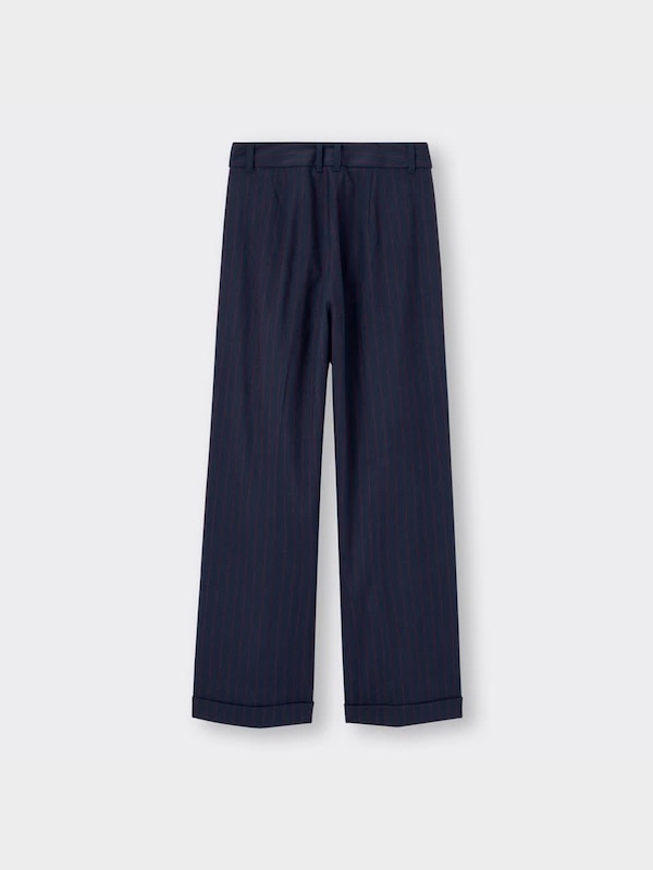 インタックワイドパンツ(ストライプ)A+EC(丈長め76.0～78.0cm)