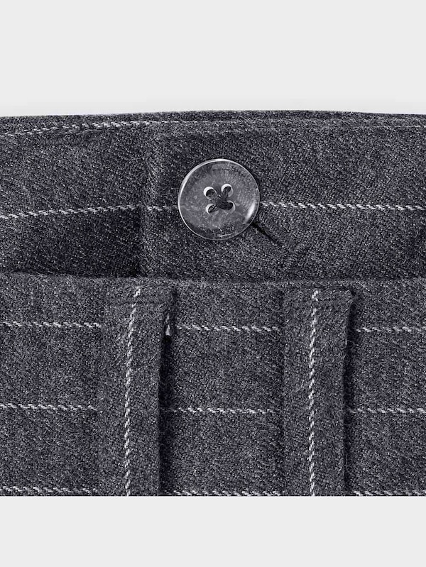 インタックワイドパンツ(ストライプ)B+EC(丈短め63.0～65.0cm)