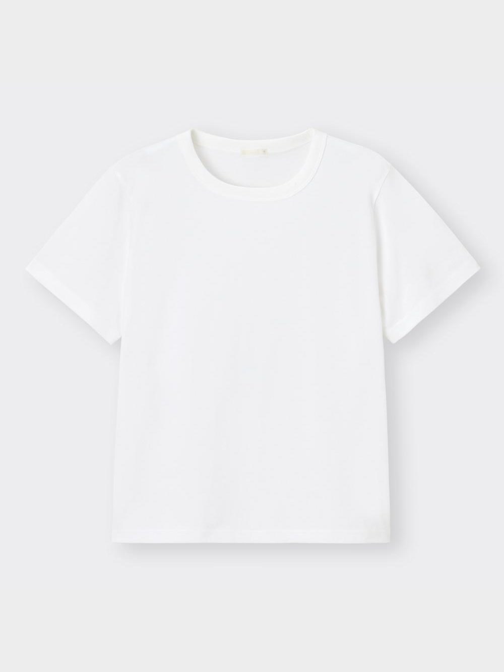 GU公式 | コットンクルーネックT(半袖)