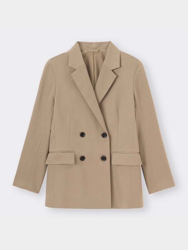 ダブルブレストテーラードジャケット+E(セットアップ可能)