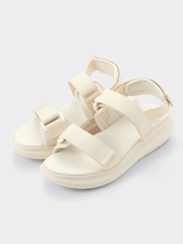 ボリュームソールテープサ  ンダル