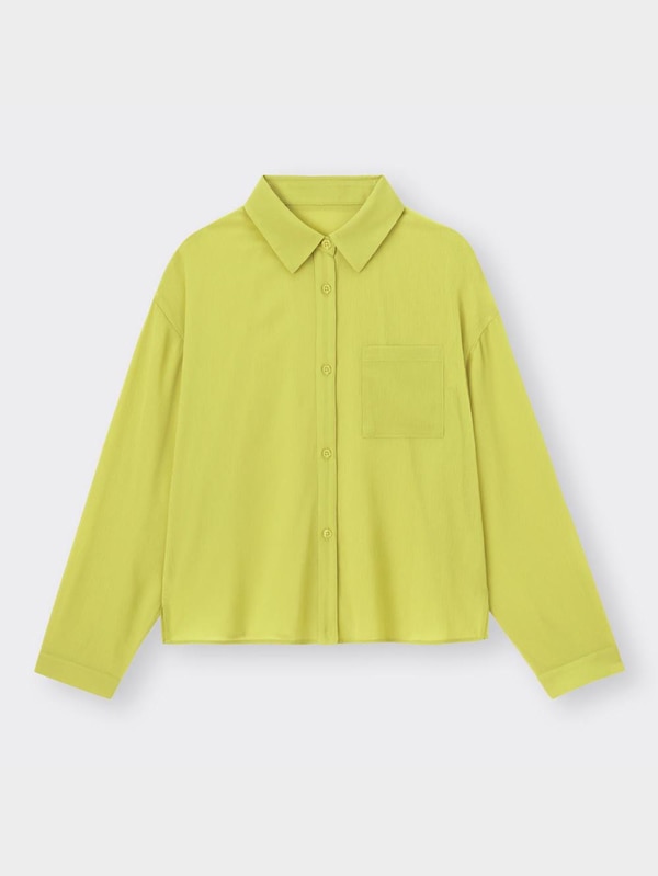 シアークロップドシャツ(長袖)Q