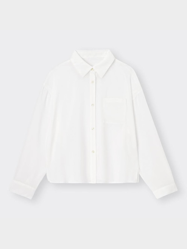 シアークロップドシャツ(長袖)Q