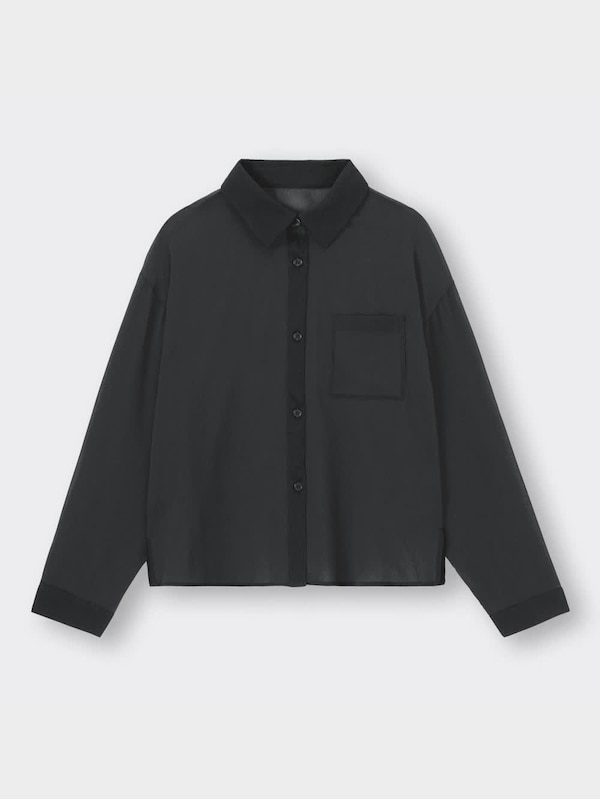 シアークロップドシャツ(長袖)Q