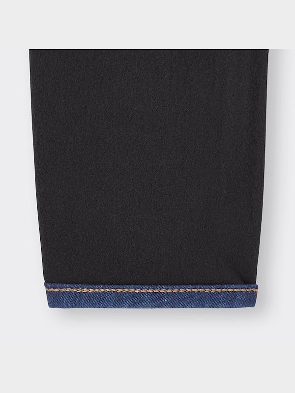 裏起毛デニムレギンスパンツ+E