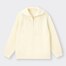 ローゲージハーフジップセーター(長袖)NT+E-OFF WHITE