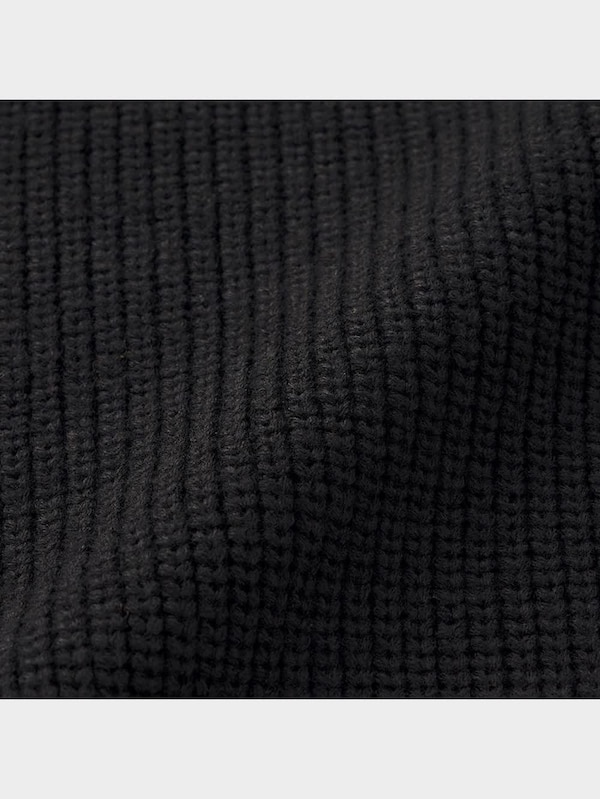 ローゲージハーフジップセーター(長袖)NT+E