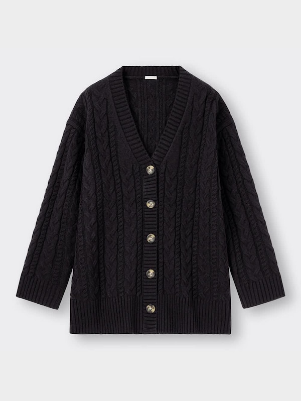 ケーブルオーバーサイズカーディガン(長袖)RS+E