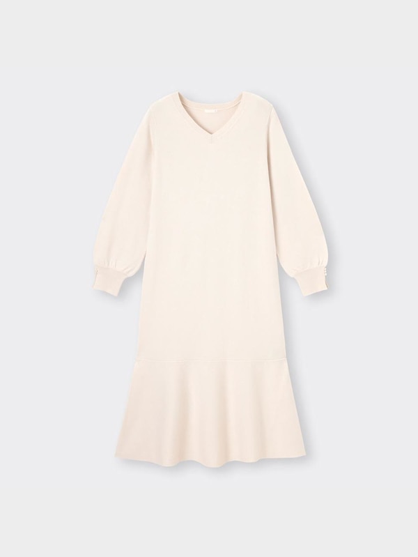 フレアヘムニットワンピース(長袖)Z