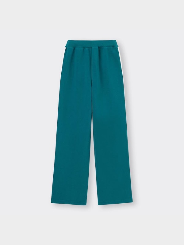 GIRLS裏起毛スウェットサイドラインワイドパンツJR+E