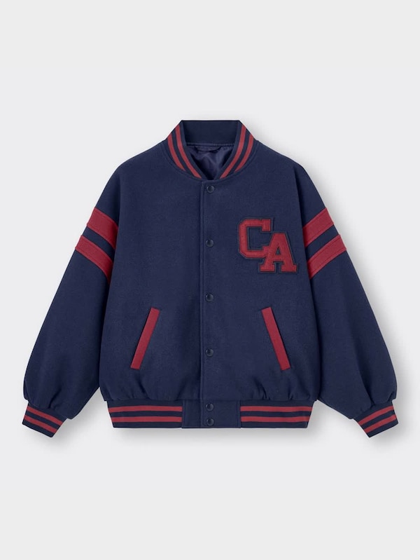 GIRLSバーシティジャケットJR+E