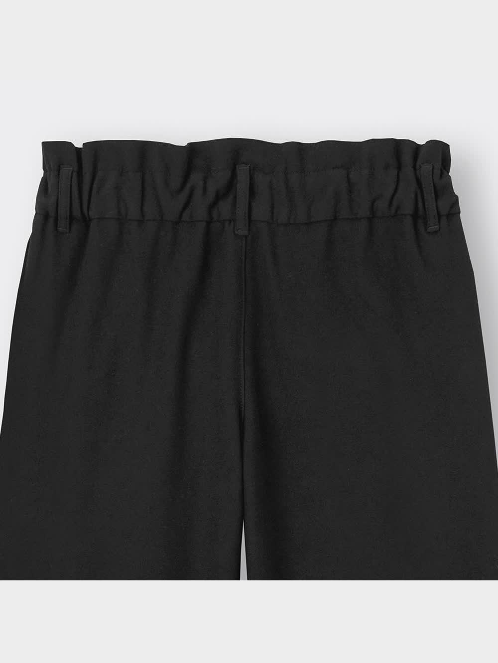 その他 ooo GU公式 | GIRLS起毛プルオンワイドパンツ