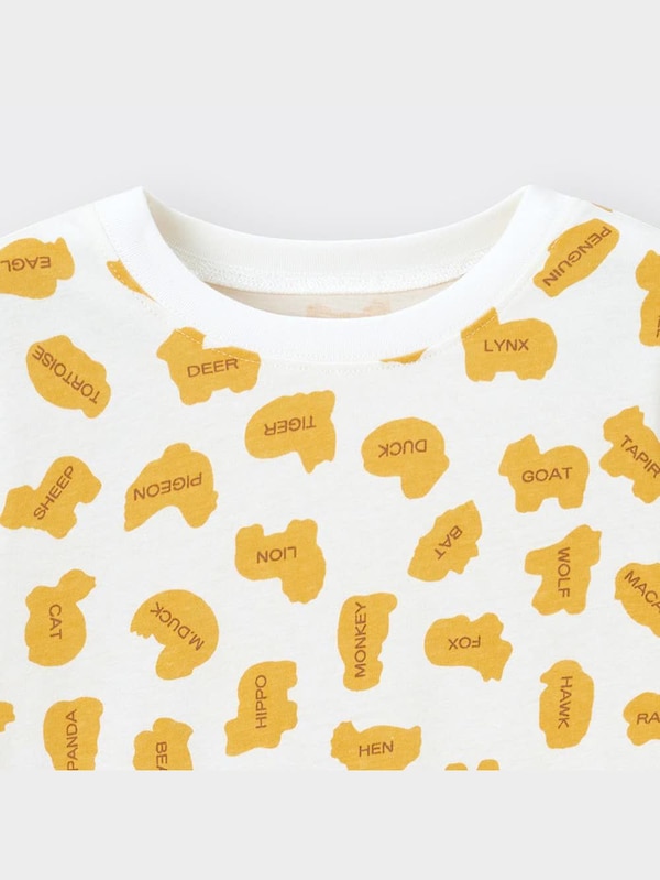 KIDS(男女兼用)ラウンジセット(半袖) TABEKKO DOUBUTSU 1