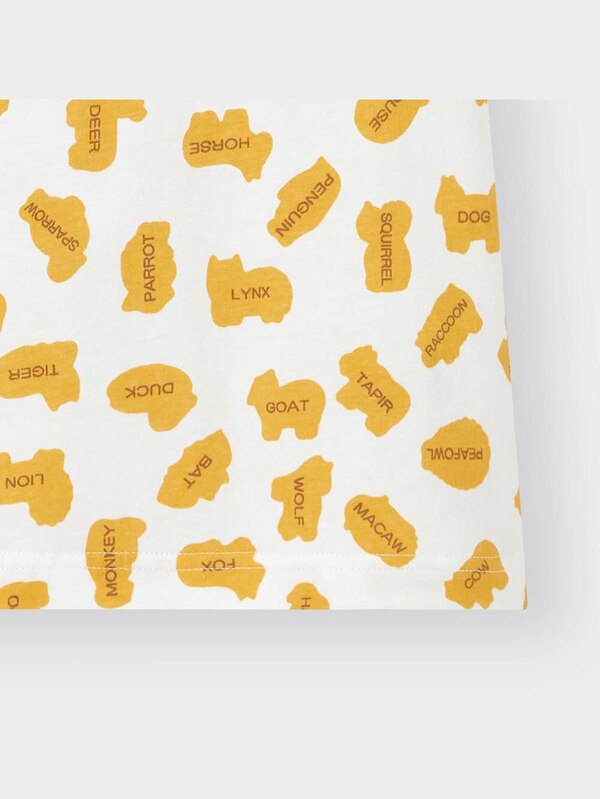 KIDS(男女兼用)ラウンジセット(半袖) TABEKKO DOUBUTSU 1