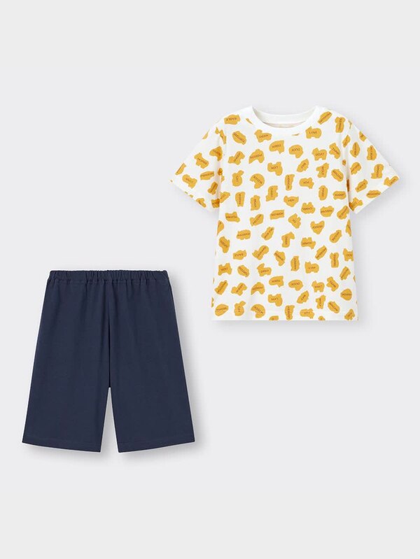 KIDS(男女兼用)ラウンジセット(半袖) TABEKKO DOUBUTSU 1