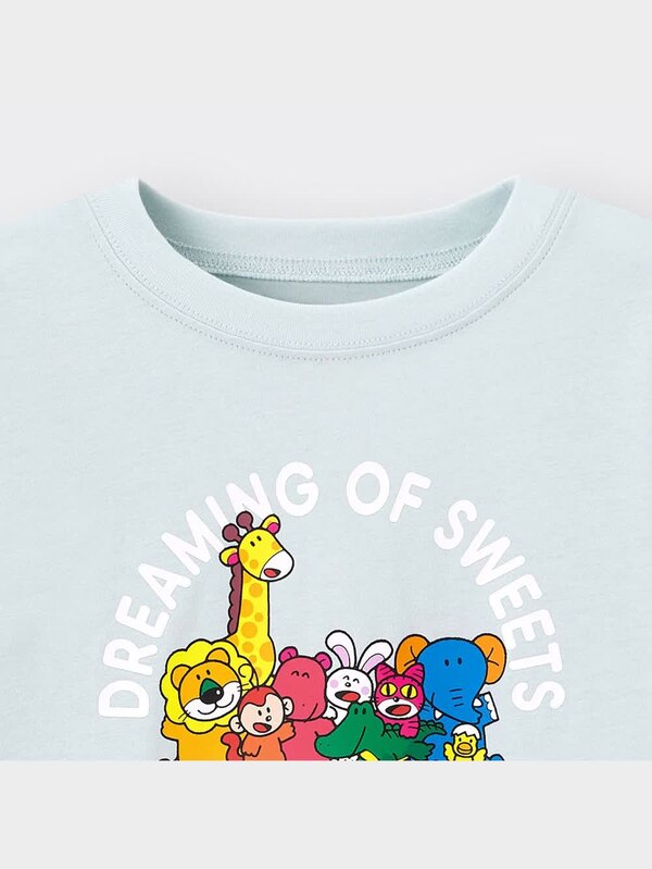 KIDS(男女兼用)ラウンジセット(半袖) TABEKKO DOUBUTSU 3