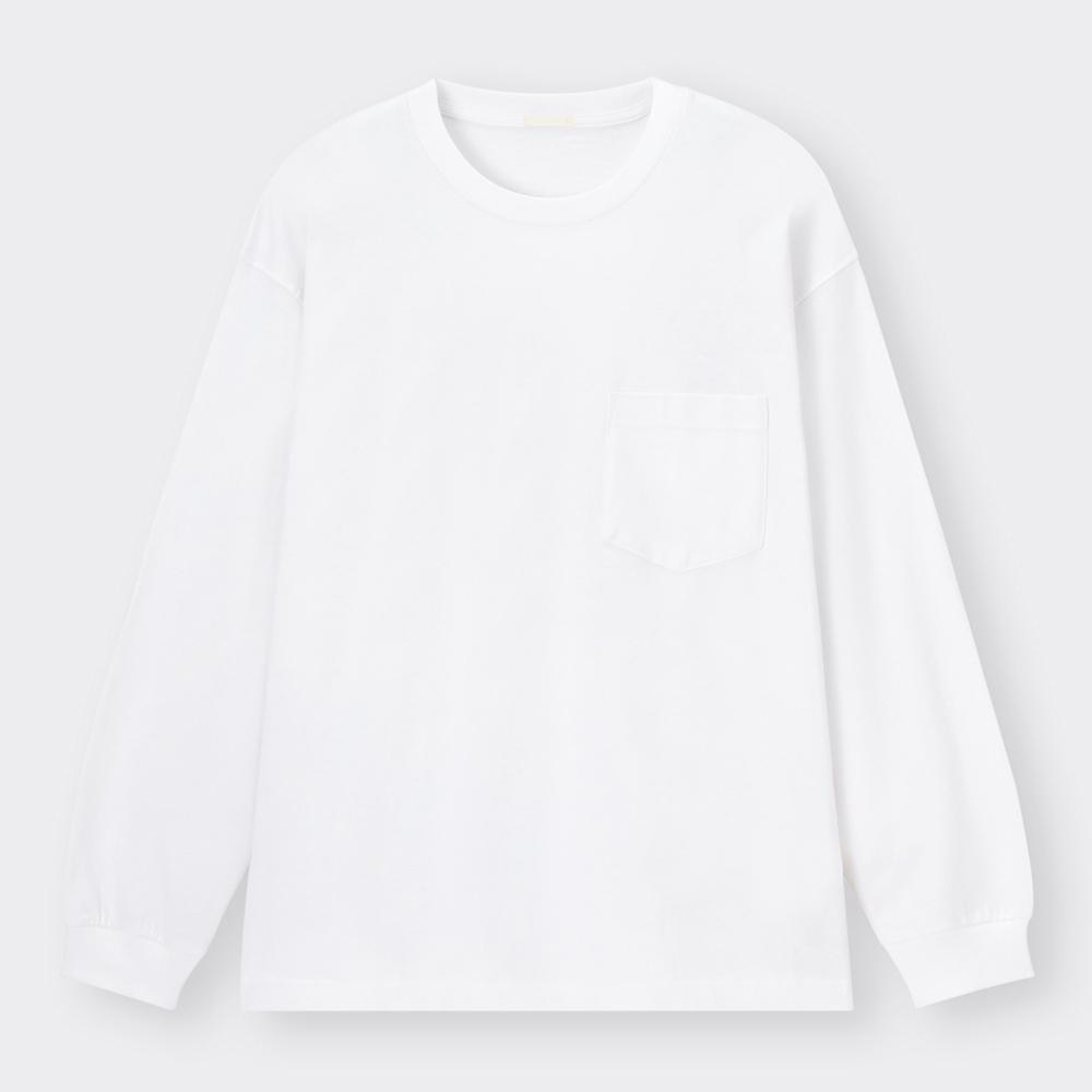 GU ⭐白ロングTシャツ ユニセックス - Tシャツ